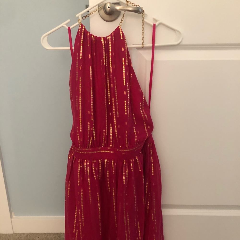 Backless Milly Magenta Dress!